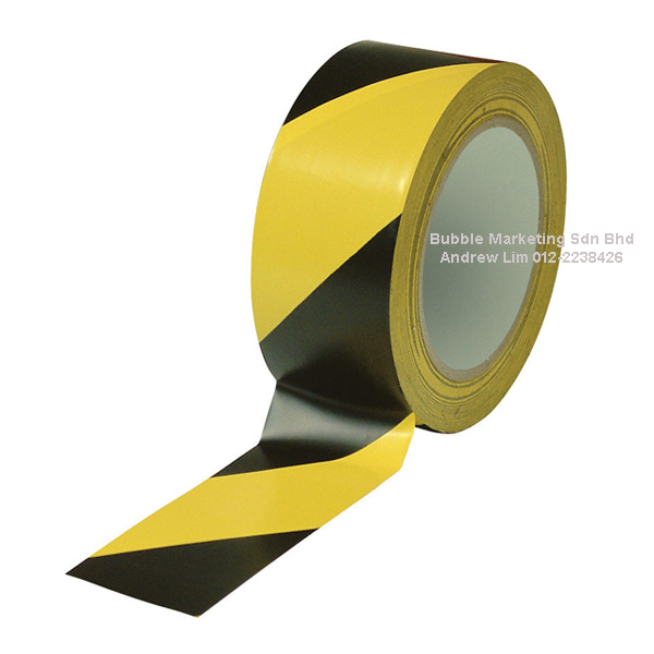 Floor Tape 48mm x 30m Yellow/Black Zebra Tape