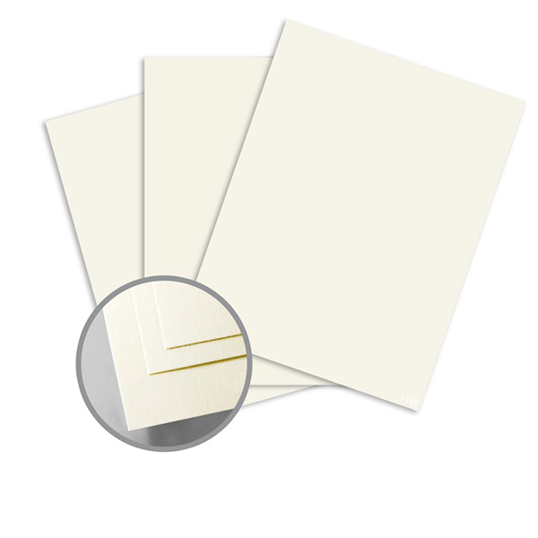 500pcs Ivory Card 230gsm Double Side Glossy