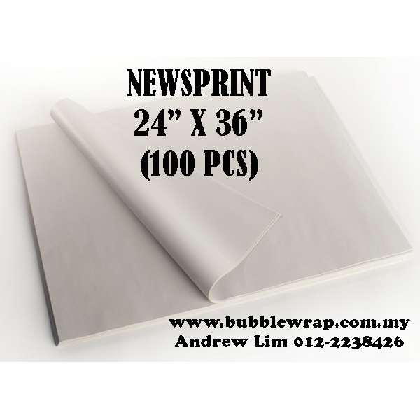 Newsprint Paper Sheets 24"x36" 100pcs