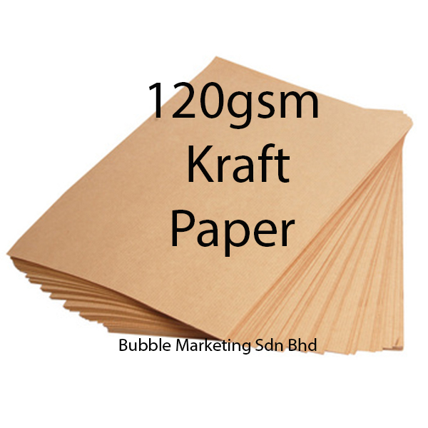 100pcs Brown Kraft Paper 120gsm A4 for Printing and Craft