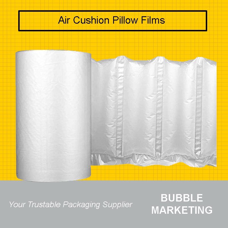 Inflatable Air Cushion Pillow Packaging Film Roll 8x16cm 300met, Bubble  Wrap Malaysia - Bubble Wrap Roll Bag, PE Foam, OPP Tape, Stretch Film,  Fragile Tape, Carton Box and Packaging Materials