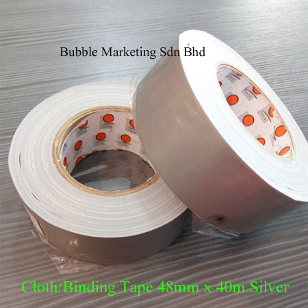 Cloth Tape 48mm x 40m Silver