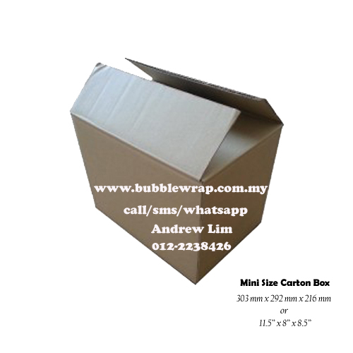 Mini Size Carton Box Single Wall 10pcs