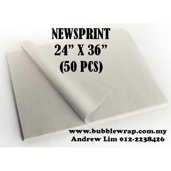 Newsprint Paper Sheets 24"x36" 50pcs