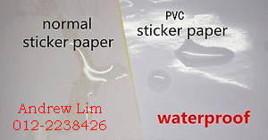 White PVC Sticker A4 100's Waterproof/Tearproof, Bubble Wrap Malaysia - Bubble Wrap Roll Bag, PE ...