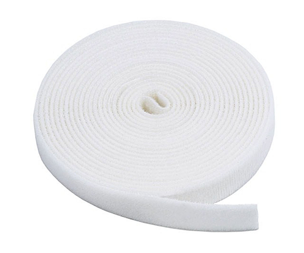 White Velcro Tape Self Adhesive Hook & Loop 25mm x 25m